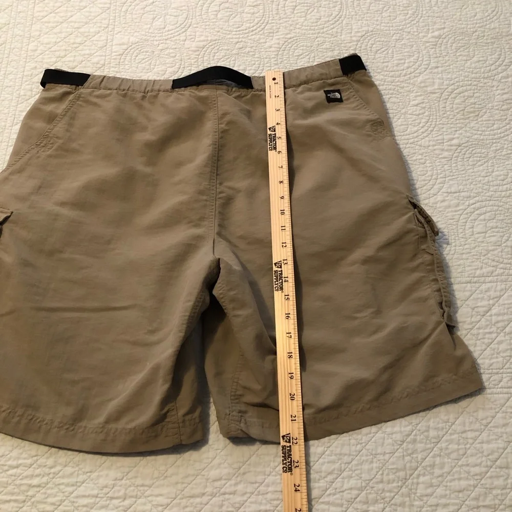 The North Face nylon cargo shorts. Size XL.